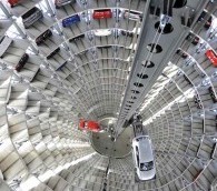 Photo You Must See: Vertical Volkswagens at Germany’s Autostadt
